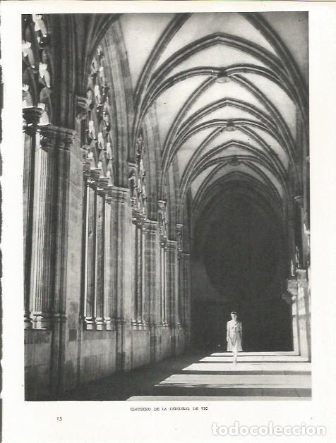 Otros art&iacute;culos de coleccionismo en papel: LAMINA 21600: Claustro de la Catedral de Vic - Josep Pla