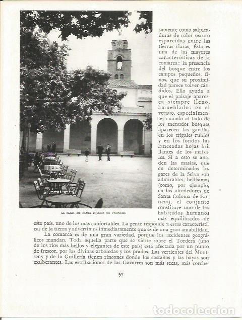 Otros art&iacute;culos de coleccionismo en papel: LAMINA 21560: Plaza de Santa Coloma de Farners - Josep Pla