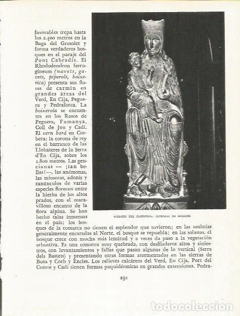 Otros art&iacute;culos de coleccionismo en papel: LAMINA 21656: Virgen del Claustro de Solsona - Josep Pla