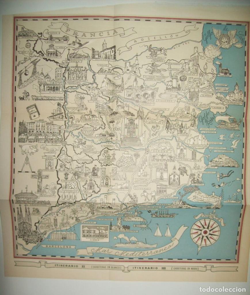 Otros art&iacute;culos de coleccionismo en papel: LAMINA 21579: Mapa Itinerario II y III - Josep Pla