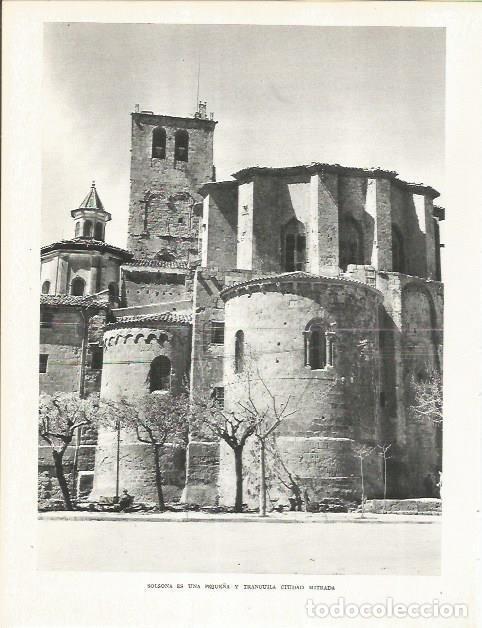 Otros art&iacute;culos de coleccionismo en papel: LAMINA 21655: Iglesia de Solsona - Josep Pla