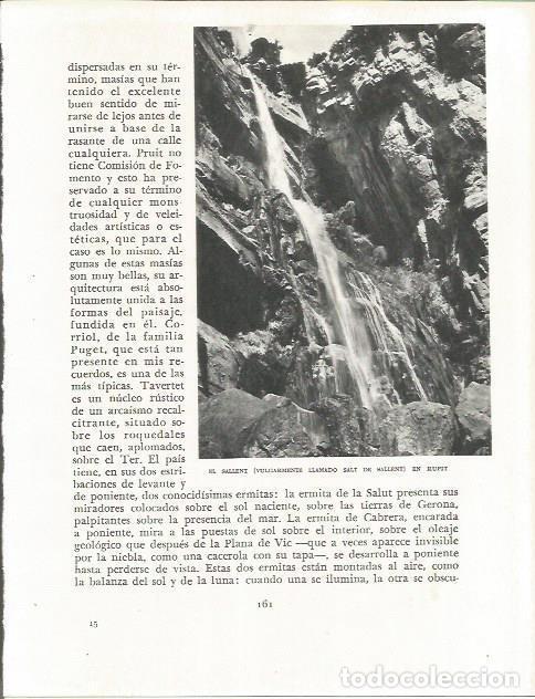 Otros art&iacute;culos de coleccionismo en papel: LAMINA 21608: Salt del Sallent en Rupit - Josep Pla