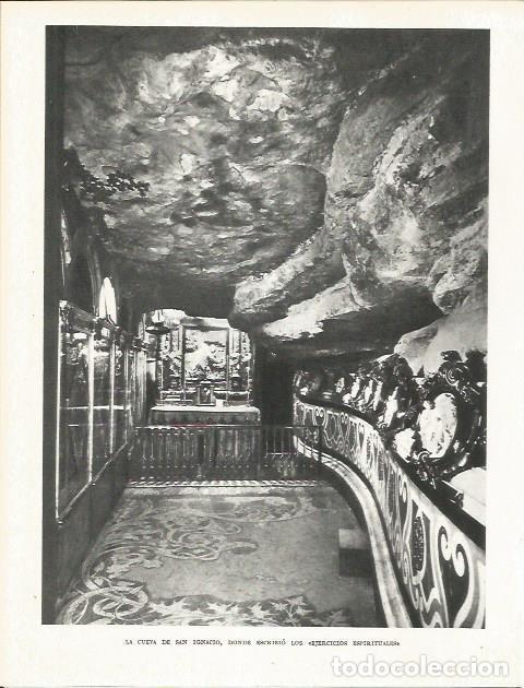 Sammelleidenschaft Andere Papierartikel: LAMINA 21647: Cueva de San Ignacio en Manresa - Josep Pla