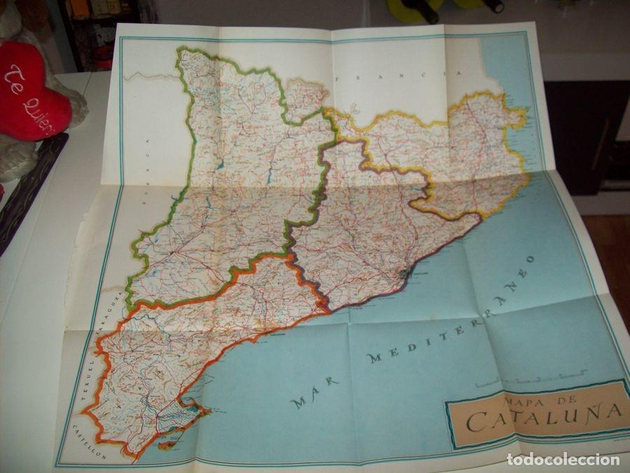Otros art&iacute;culos de coleccionismo en papel: LAMINA 21770: Mapa de Catalu&ntilde;a - Josep Pla
