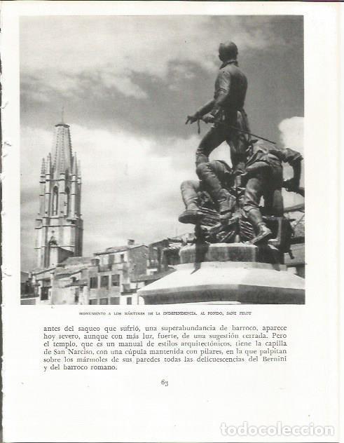 Otros art&iacute;culos de coleccionismo en papel: LAMINA 21567: Monumento a los martires de la Independencia en Girona - Josep Pla