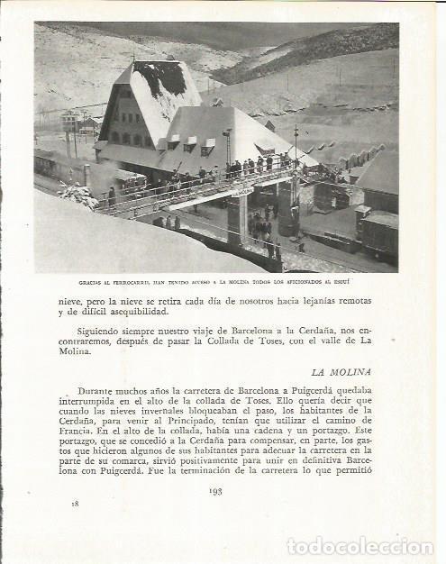 Paper Collecting Others: LAMINA 21620: Estacion de esqui de La Molina - Josep Pla