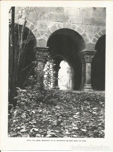 Otros art&iacute;culos de coleccionismo en papel: LAMINA 21649: Monasterio de Sant Benet de Bages - Josep Pla