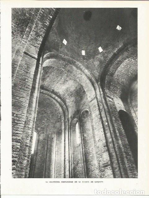 Otros art&iacute;culos de coleccionismo en papel: LAMINA 21654: Interior de la iglesia de Cardona - Josep Pla