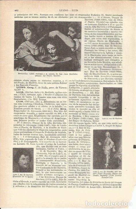 Otros art&iacute;culos de coleccionismo en papel: LAMINA 21200: Salome y la cabeza de San Juan Bautista, por Luini - VVAA