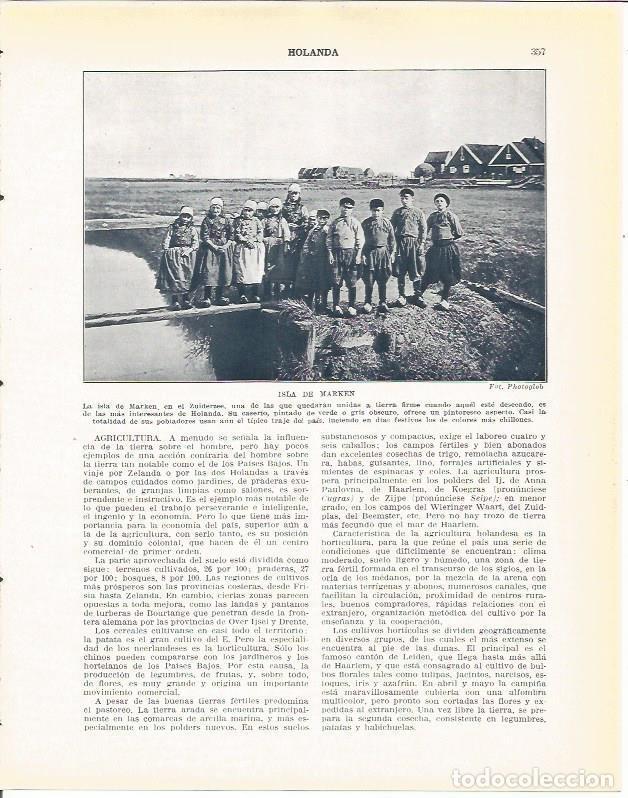 Altri oggetti di carta: LAMINA 21008: Isla de Marken, Holanda - Beltran y Rozpide