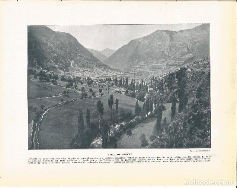 Outros artigos de papel: LAMINA 21117: Valle de Encalp, Andorra - Beltran y Rozpide