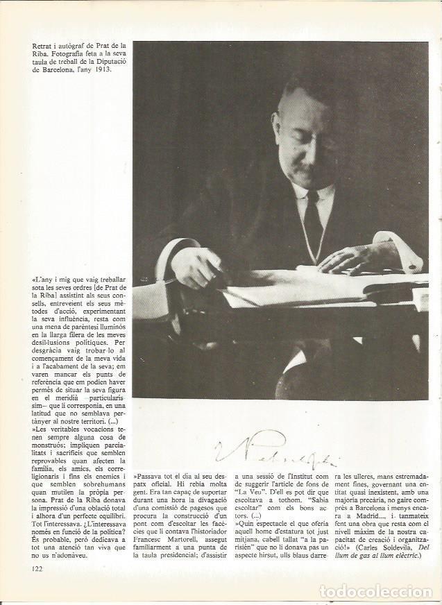 Altri oggetti di carta: LAMINA 20717: Retrato y autografo de Prat de la Riba - Edmon Valles
