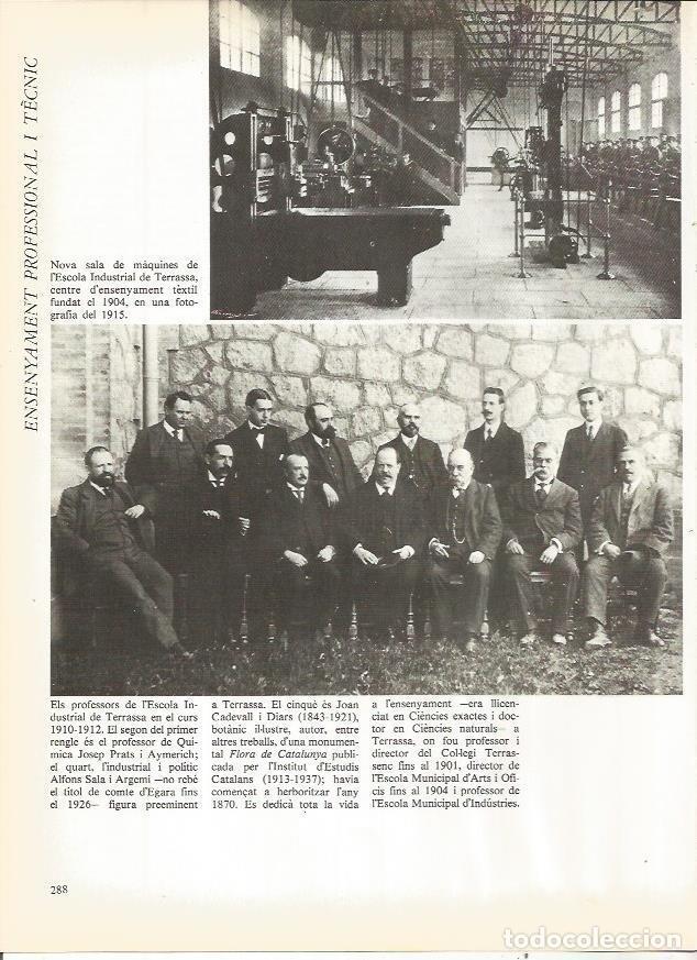 Altri oggetti di carta: LAMINA 20792: Sala de maquinas y profesores de la Escuela Industrial de Terrassa - Edmon Valles