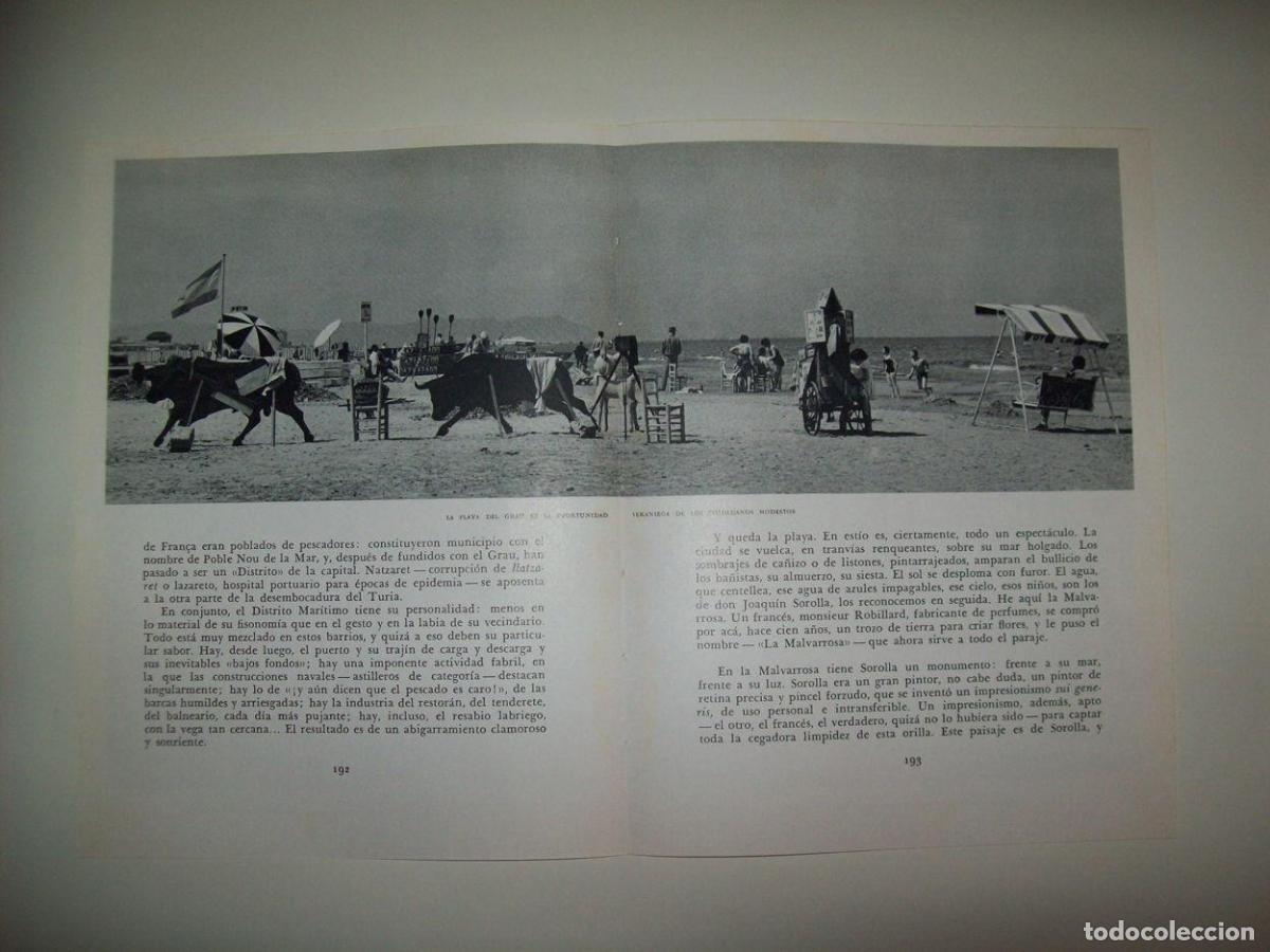 Otros art&iacute;culos de coleccionismo en papel: LAMINA 21857: Playa del Grau en Valencia - Joan Fuster