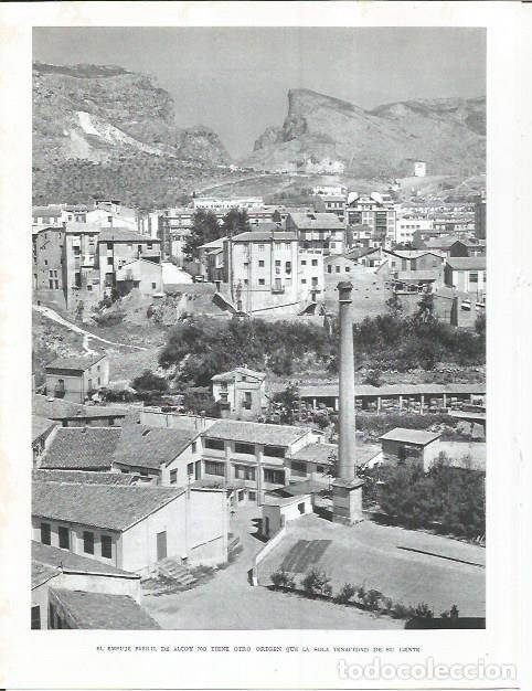 Sammelleidenschaft Andere Papierartikel: LAMINA 21966: Vista de Alcoy - Joan Fuster