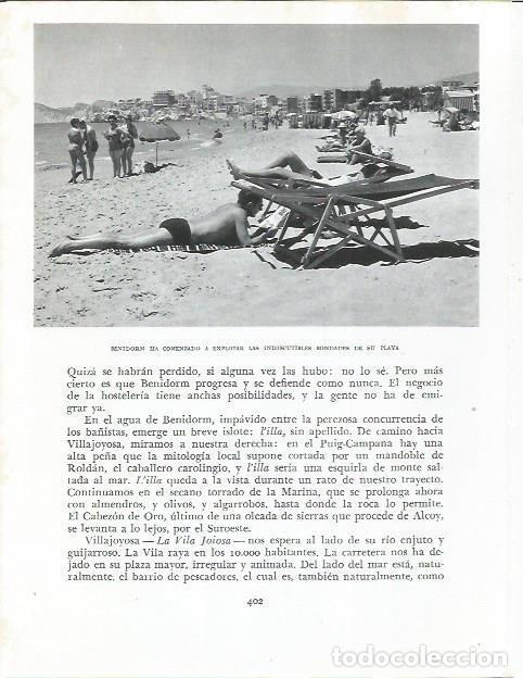 Otros art&iacute;culos de coleccionismo en papel: LAMINA 21951: Playa de Benidorm - Joan Fuster