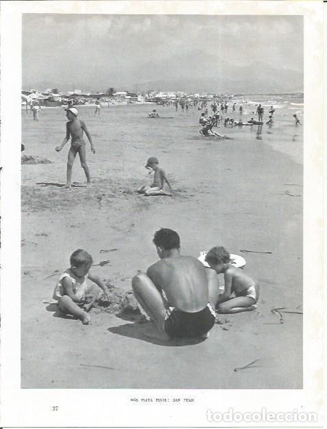 Otros art&iacute;culos de coleccionismo en papel: LAMINA 21962: Playa de San Juan en Alicante - Joan Fuster