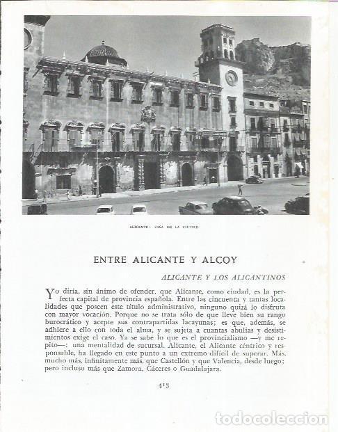Sammelleidenschaft Andere Papierartikel: LAMINA 21957: Ayuntamiento de Alicante - Joan Fuster