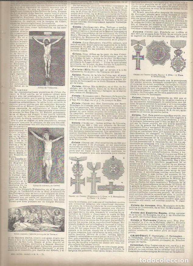 Otros art&iacute;culos de coleccionismo en papel: LAMINA 23057: Cristo de Velazquez - Varios