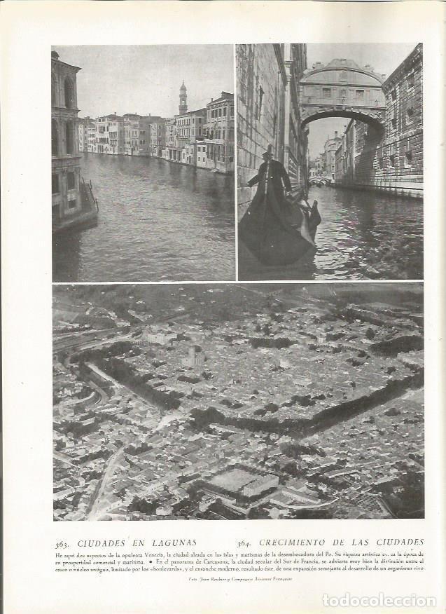 Otros art&iacute;culos de coleccionismo en papel: LAMINA 22863: Venecia y Carcassone - Amando Melon y Ruiz de Gordejuela