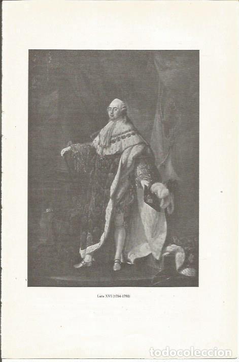 Otros art&iacute;culos de coleccionismo en papel: LAMINA 23785: Luis XVI de Francia - Jaime Vicens Vives