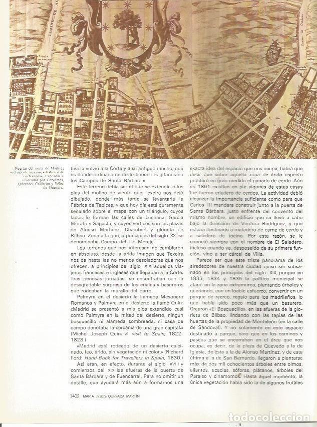 Sammelleidenschaft Andere Papierartikel: LAMINA 23549: Plano del norte de Madrid - Varios
