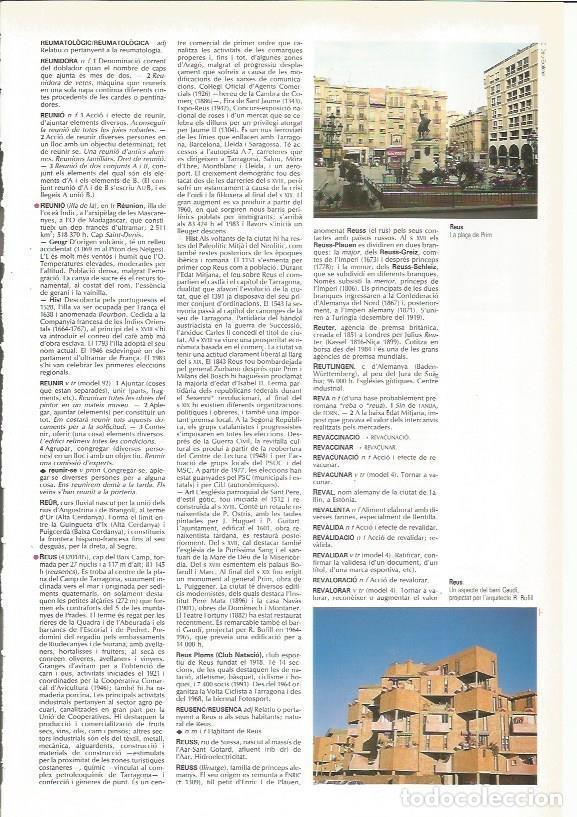 Otros art&iacute;culos de coleccionismo en papel: LAMINA 24356: Plaza de Prim y el barrio Gaudi en Reus, Tarragona - VVAA