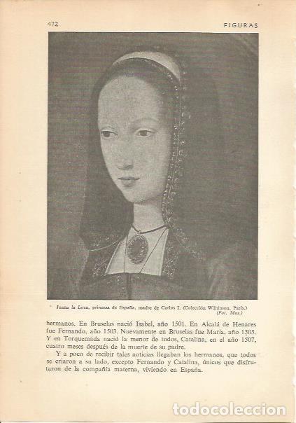Otros art&iacute;culos de coleccionismo en papel: LAMINA 24258: Juana la Loca - Carmi&ntilde;a Verdejo