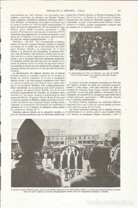 Otros art&iacute;culos de coleccionismo en papel: LAMINA ESPASA 36080: Augusto Pinochet en una misa de campa&ntilde;a - Varios