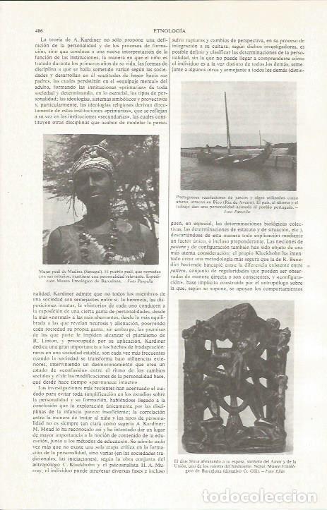 Otros art&iacute;culos de coleccionismo en papel: LAMINA ESPASA 36030: Mujer peul de Madina, Senegal - Varios