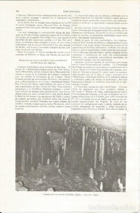 Otros art&iacute;culos de coleccionismo en papel: LAMINA ESPASA 36023: Galerias de la Fou de Bor en Lleida - Varios