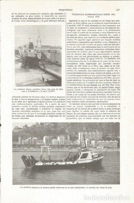 Otros art&iacute;culos de coleccionismo en papel: LAMINA ESPASA 36207: Pesquero de arrastre - Varios