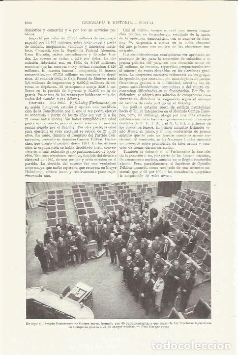 Otros art&iacute;culos de coleccionismo en papel: LAMINA ESPASA 35893: Parlamento de Guerra de Suecia - Varios
