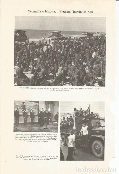 Otros art&iacute;culos de coleccionismo en papel: LAMINA ESPASA 36166: Refugiados vietnamitas en el puerto de Ham Tan - Varios