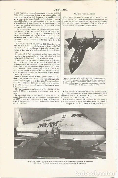 Otros art&iacute;culos de coleccionismo en papel: LAMINA ESPASA 35961: Avion SR-71 y Boeing 747 - Varios
