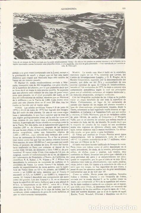 Otros art&iacute;culos de coleccionismo en papel: LAMINA ESPASA 35986: Paisaje de Marte - Varios