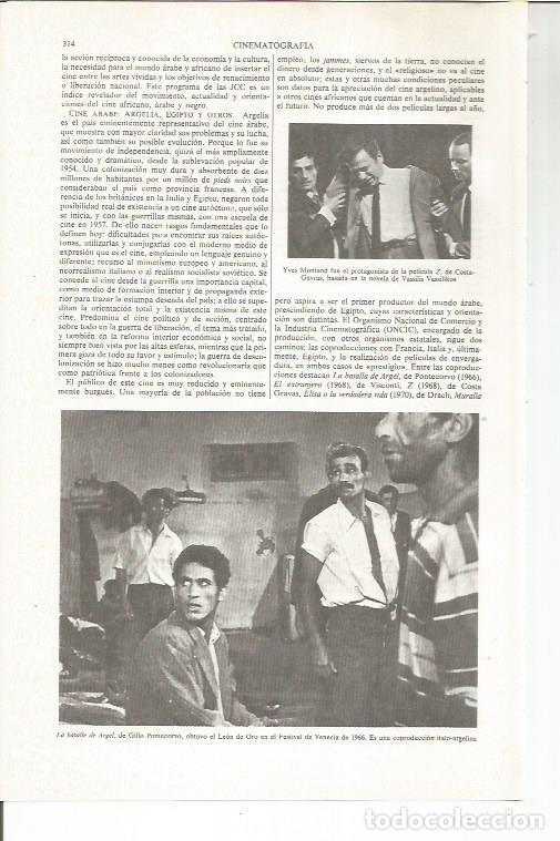 Otros art&iacute;culos de coleccionismo en papel: LAMINA ESPASA 35992: Escena de La batall a de Argel, del director Pontecorvo - Varios