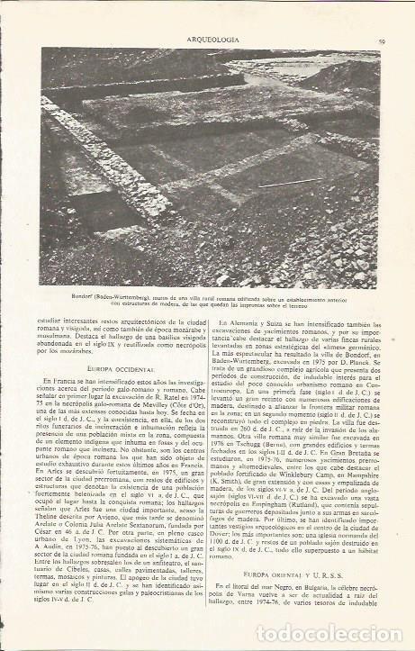 Otros art&iacute;culos de coleccionismo en papel: LAMINA ESPASA 35967: Muros de Bonford, Alemania - Varios
