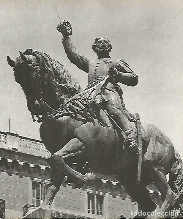 Otros art&iacute;culos de coleccionismo en papel: LAMINA 4392-28: Monumento a Prim en Reus, Tarragona - Josep Pla