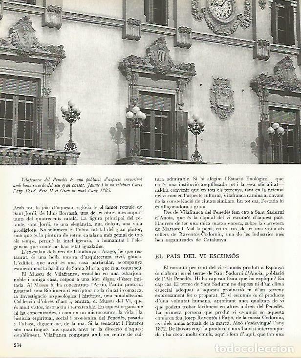Paper Collecting Others: LAMINA 4392-43: Ayuntamiento de Vilafranca del Penedes, Barcelona - Josep Pla