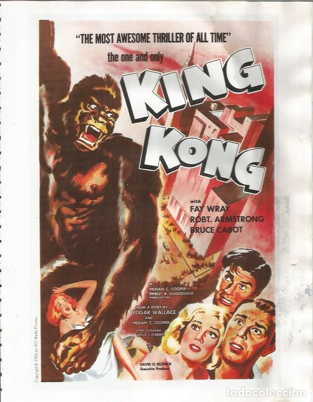 Otros art&iacute;culos de coleccionismo en papel: LAMINA 24924: Cartel de King Kong - John Landis