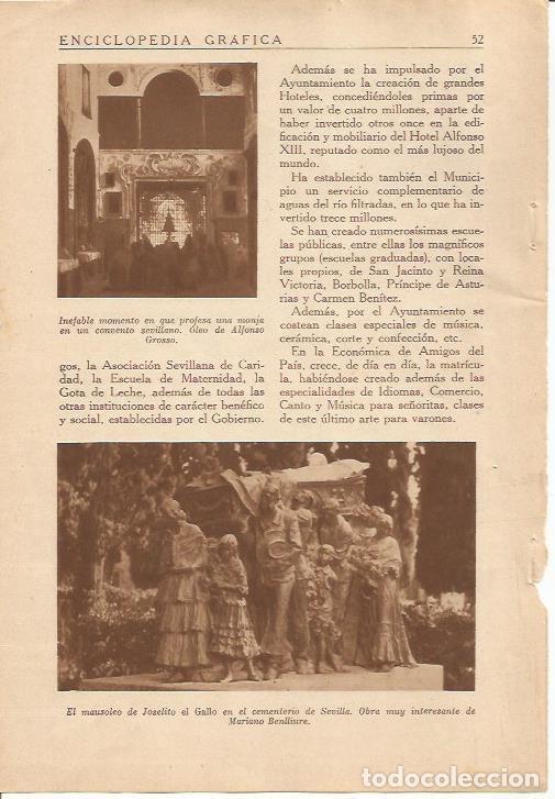 Otros art&iacute;culos de coleccionismo en papel: LAMINA 25083: Mausoleo de Joselito el Gallo - J. Mu&ntilde;oz San Roman