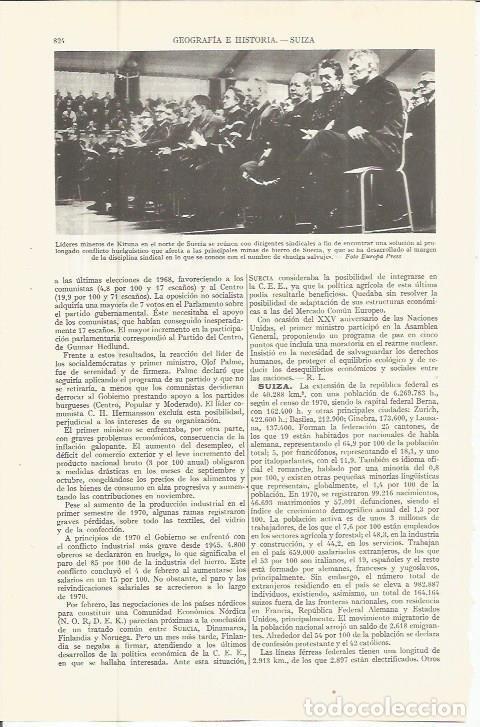 Otros art&iacute;culos de coleccionismo en papel: LAMINA ESPASA 36597: Lideres mineros de Kiruna - Varios