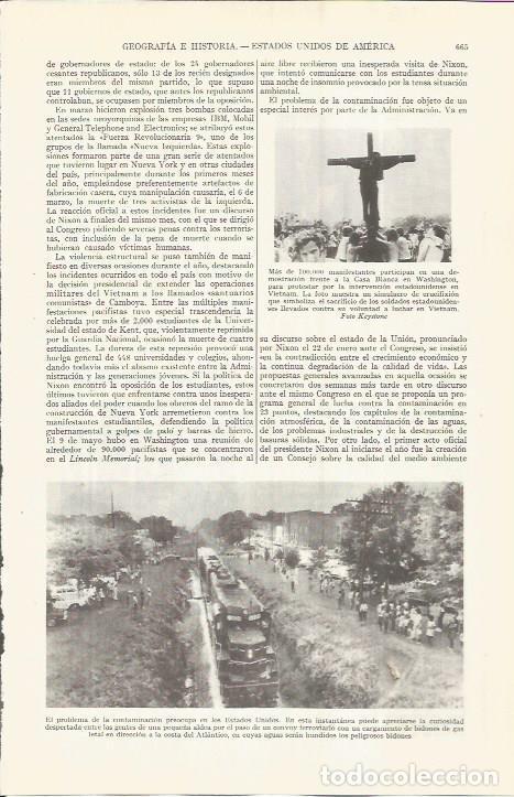 Otros art&iacute;culos de coleccionismo en papel: LAMINA ESPASA 36562: Manifestacion contra la guerra de Vietnam en Estados Unidos - Varios