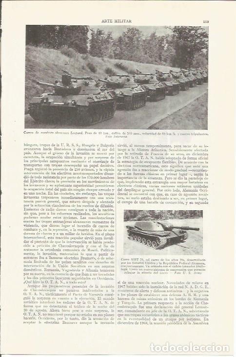 Otros art&iacute;culos de coleccionismo en papel: LAMINA ESPASA 36696: Carros de combate alemanes Leopard - Varios