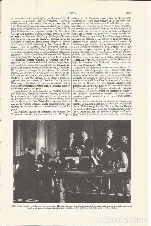 Otros art&iacute;culos de coleccionismo en papel: LAMINA ESPASA 36644: Grupo Ars Musicae - Varios