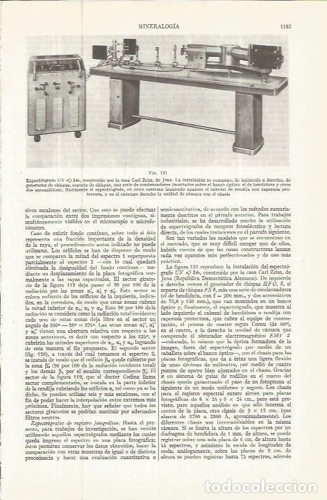 Otros art&iacute;culos de coleccionismo en papel: LAMINA ESPASA 36629: Espectometro UV Q24 - Varios