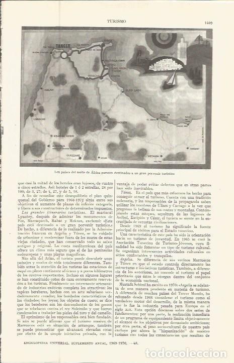 Otros art&iacute;culos de coleccionismo en papel: LAMINA ESPASA 36683: Mapa del norte de Marruecos - Varios