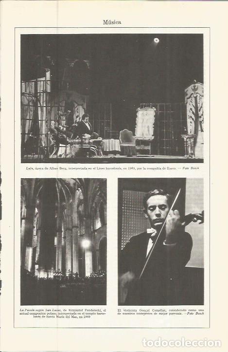 Otros art&iacute;culos de coleccionismo en papel: LAMINA ESPASA 36640: Opera Luiu y el violinista Gon&ccedil;al Comellas - Varios
