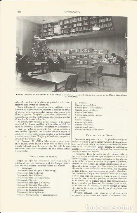 Otros art&iacute;culos de coleccionismo en papel: LAMINA ESPASA 36635: Sala de lectura del Stedelijk Museum de Amsterdam - Varios